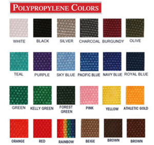 webbing colors