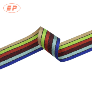 Rainbow Stripe Upholstery Webbing Straps