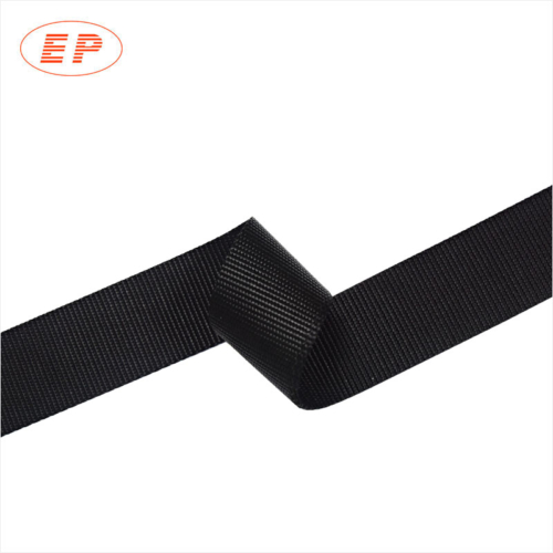 Custom Black Flat Heavy Duty Nylon Webbing Straps