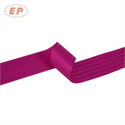 custom cheap reflective pink nylon webbing