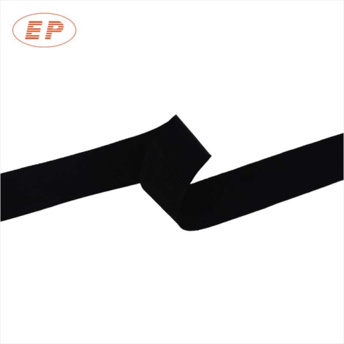 black nylon seat belt webbing material