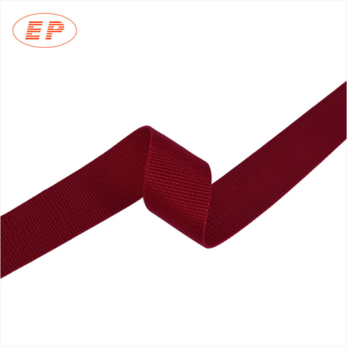 1.5 inch polypropylene red webbing for belts