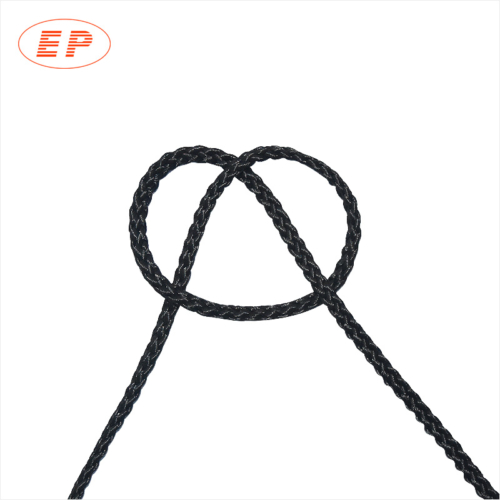 wholesale polypropylene black braided rope