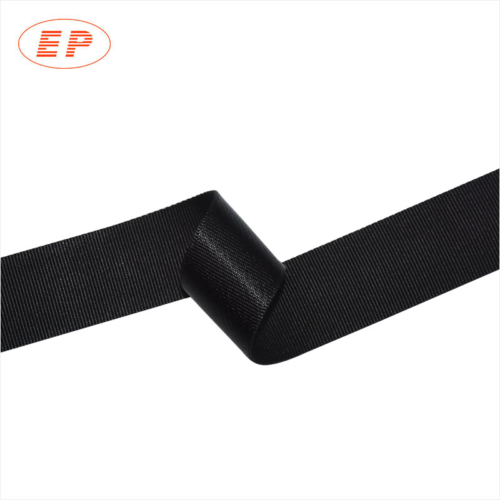 Black 38 mm Woven Nylon Seat Belt Shoulder Strap
