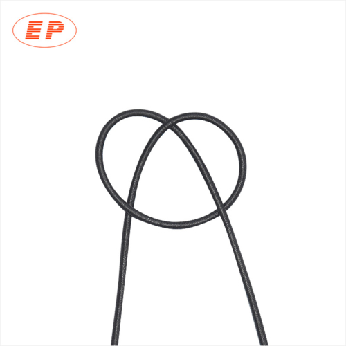 2mm black tent thin elastic cord suppliers