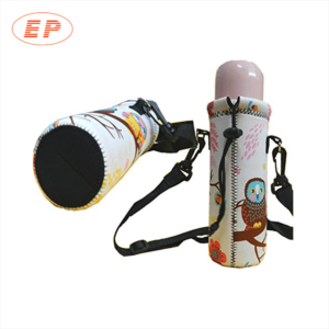 Neoprene Insulated Water Bottle Sleeve With Strap