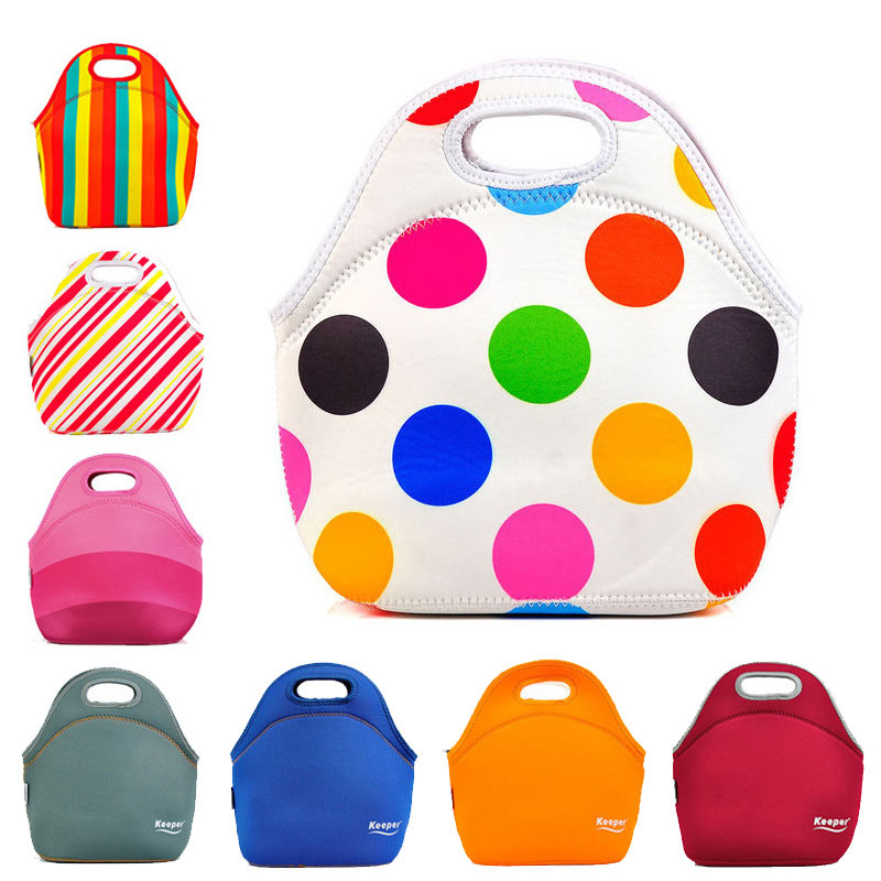 Good Neoprene Insulated Boys Lunch Bag With Shoulder Strap