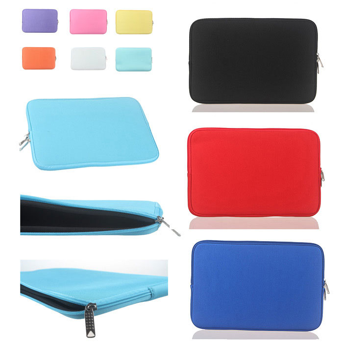 Girls Zippered Neoprene Laptop Sleeve With Pocket