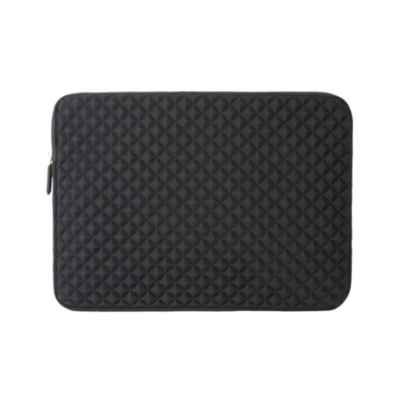 Neoprene Custom Zippered Black Laptop Sleeve Cover