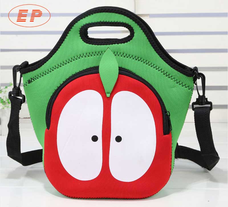 Good Neoprene Insulated Boys Lunch Bag With Shoulder Strap