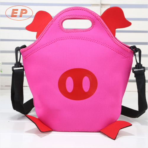 Wholesale Pink Neoprene Pretty Insulated Lunch Bags For Girls