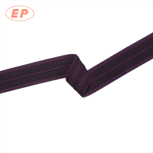 1.2 Inch Purple Elastic for Shoes