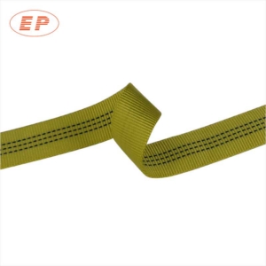 Yellow 1 Inch Wide Nylon Strap Webbing