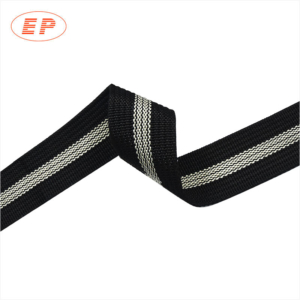 Black And White Heavyweight Polypropylene Webbing