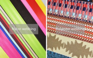 Difference between nylon webbing and polyester webbing