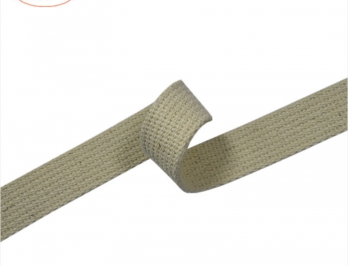 What are the characteristics of cotton webbing?